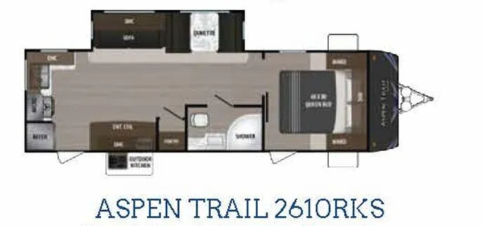 Dutchmen Aspen Trail 2610RKS floor plan