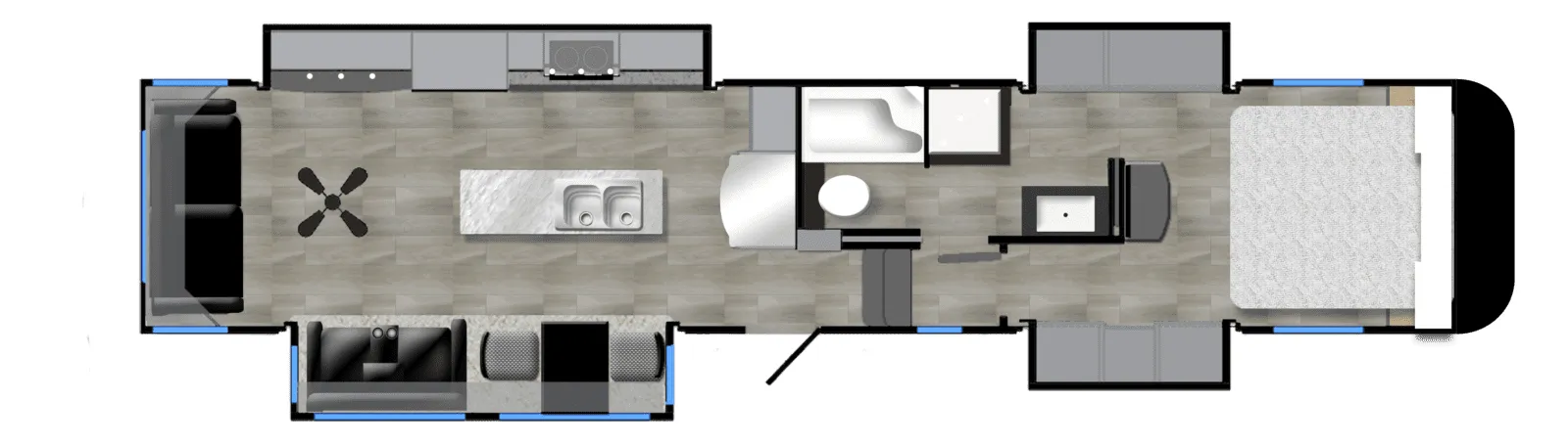 Luxe Elite 42RL floor plan