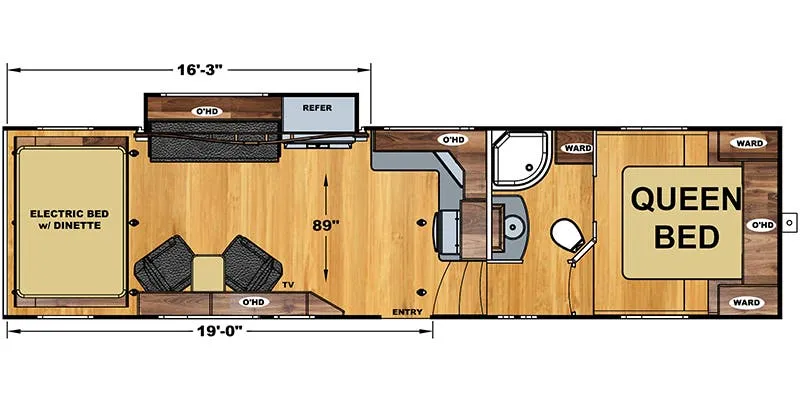 2020 Eclipse Attitude 2919SAG floor plan