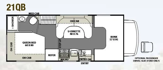 Coachmen Freelander 21QB floor plan