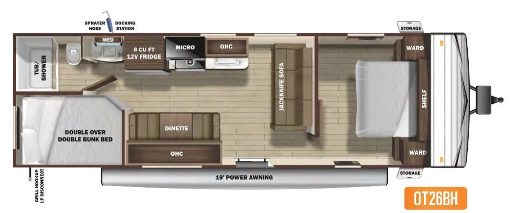 Highland Ridge Open Range Conventional 26BH floor plan