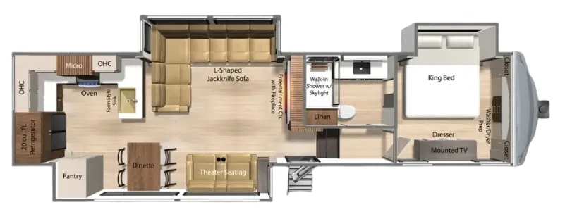 Dutchmen Denali 366RK floor plan