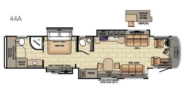 Entegra Coach Anthem 44A floor plan