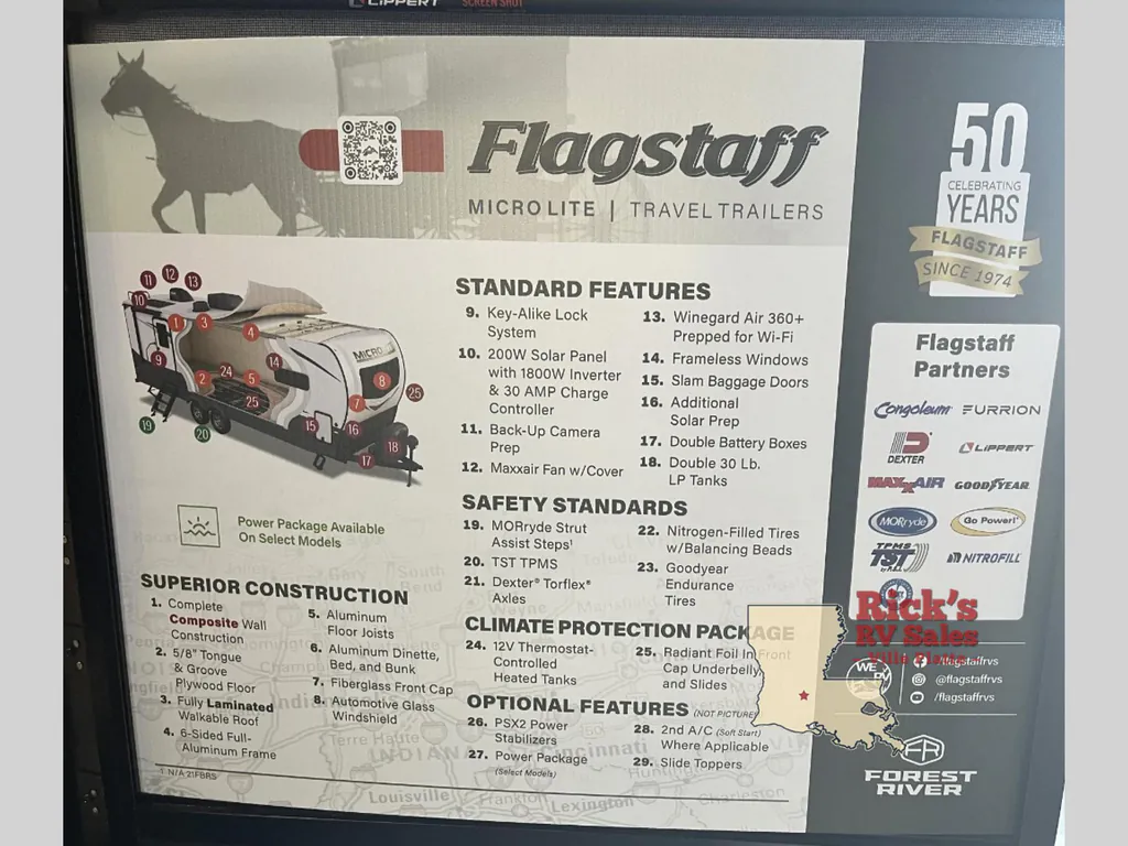 2026 Forest River Flagstaff Micro Lite 25FKB, Photos photo 14