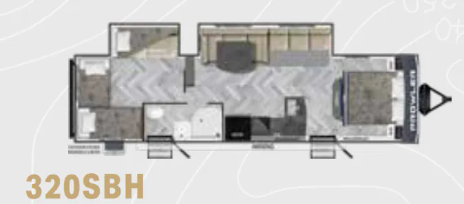 2023 Heartland Prowler 320SBH - Floor plan