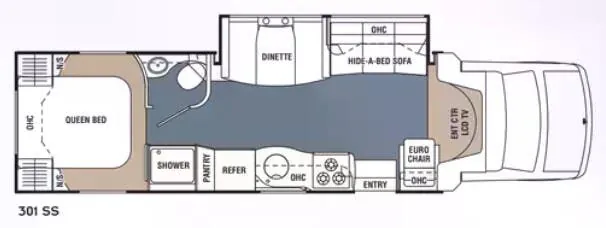 Coachmen Concord 301 SS floor plan