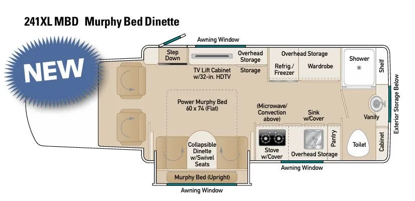 Coach House Platinum II 241XL MBD floor plan