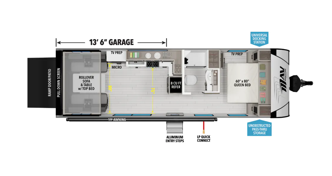 Grand Design Momentum MAV 27MAV floor plan