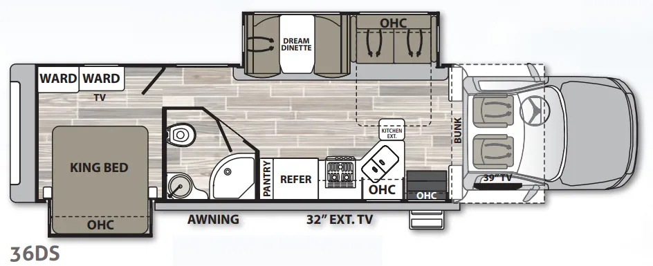 Dynamax Corp Isata 5 Series 36DS floor plan