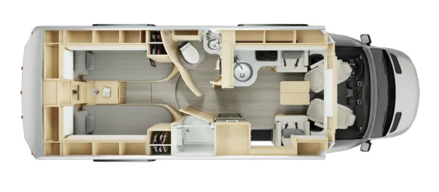 Leisure Travel Unity U24TB floor plan