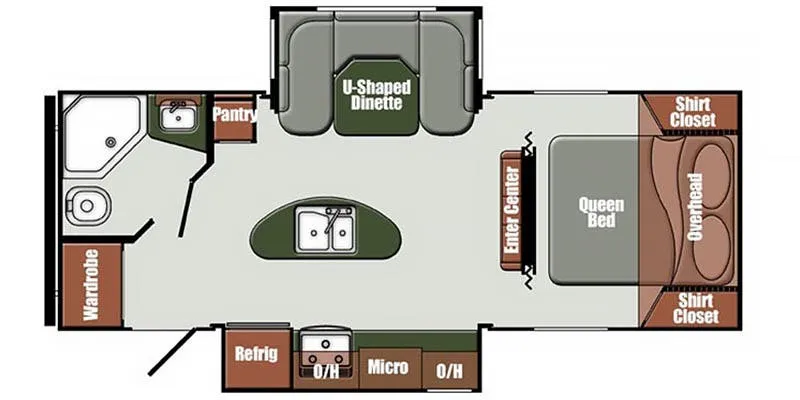 Gulf Stream Geo 233CB floor plan