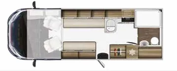 Auto-Trail Grande Frontier 70 floor plan