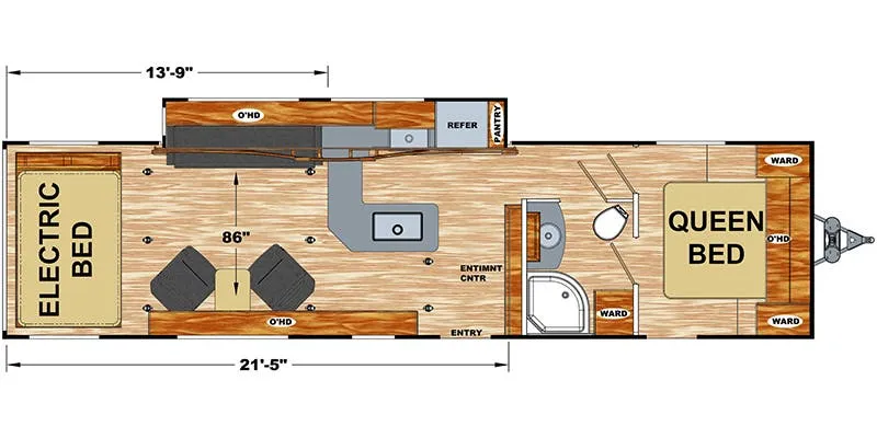 Eclipse Stellar 32KSG floor plan