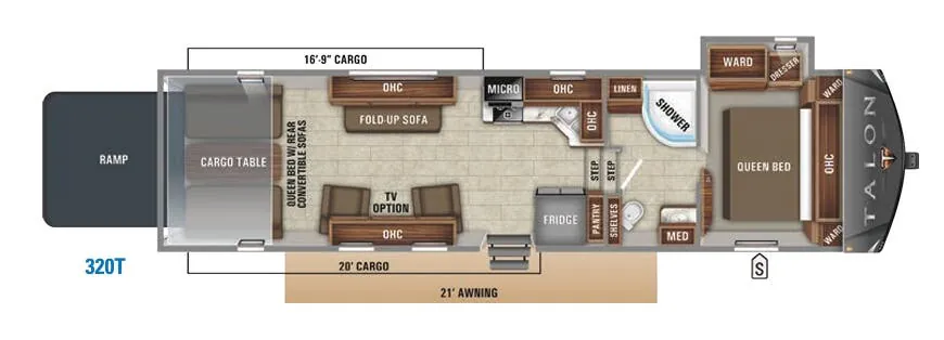 Jayco Talon 320T floor plan