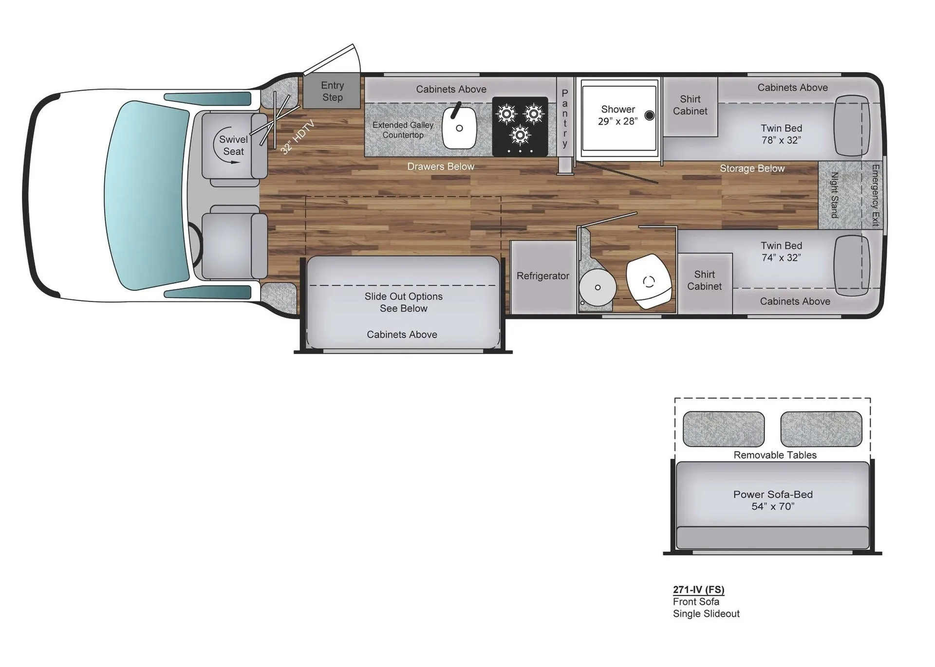 Coach House Platinum IV 271 IV FS floor plan