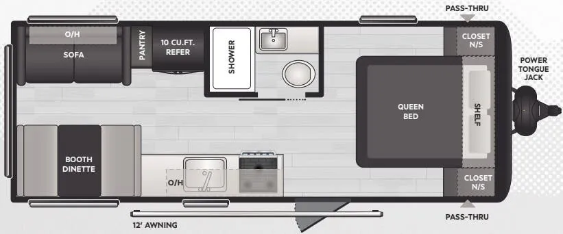 Keystone Springdale Classic 200RLC floor plan