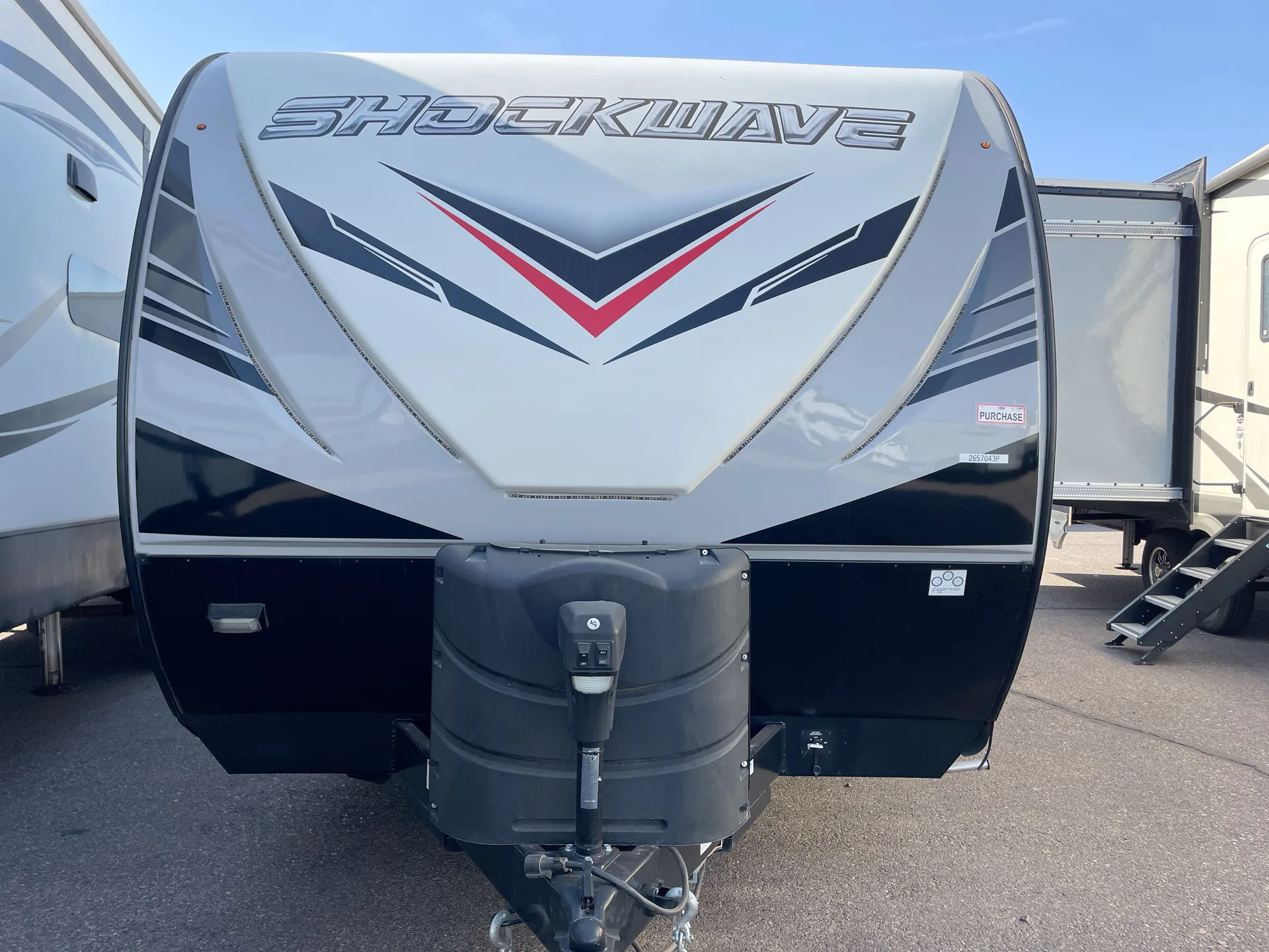 2022 Forest River Shockwave 26QSGDX — front