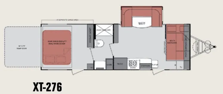 Cruiser RV Fun Finder Xtra XT-276 floor plan