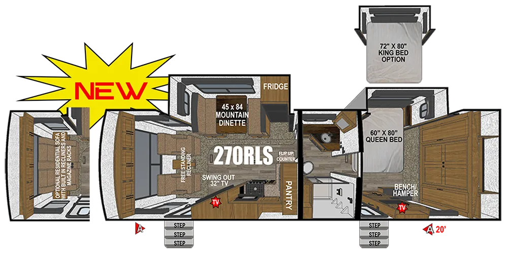 2026 Outdoors RV Mountain Series Black Stone 270RLS - Photo 3