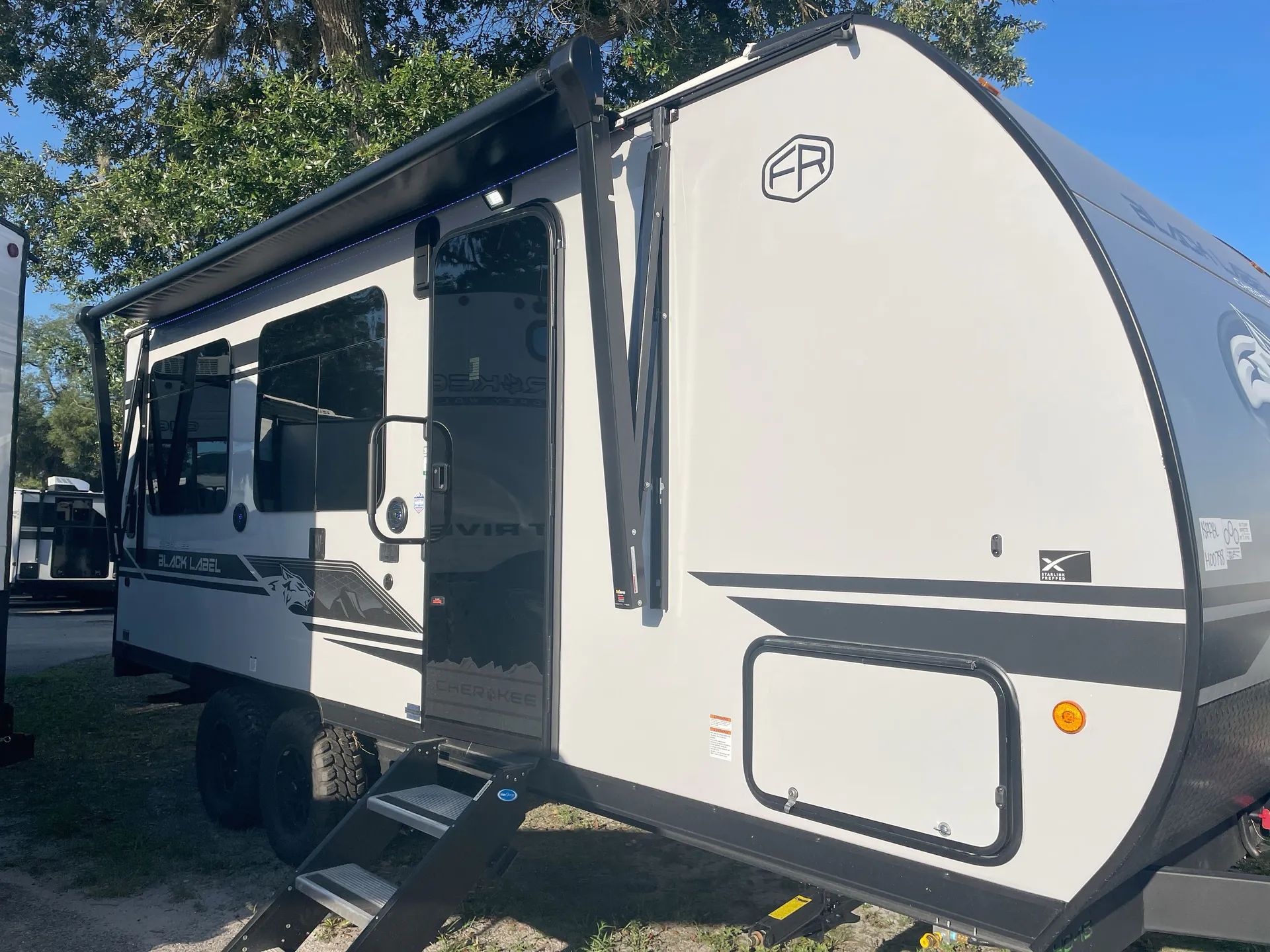2027 Forest River Cherokee Grey Wolf Black Label 18RRBL — campside