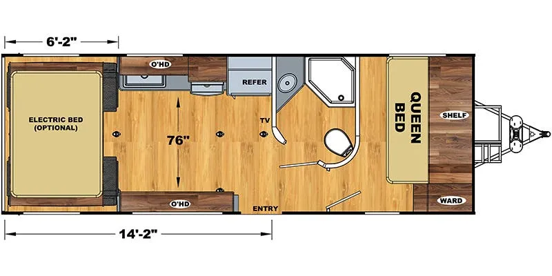 Eclipse Iconic 2114 SF-LE floor plan