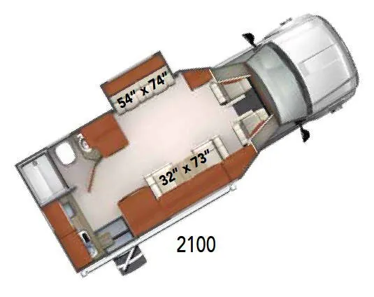 Phoenix Cruiser 2100 floor plan