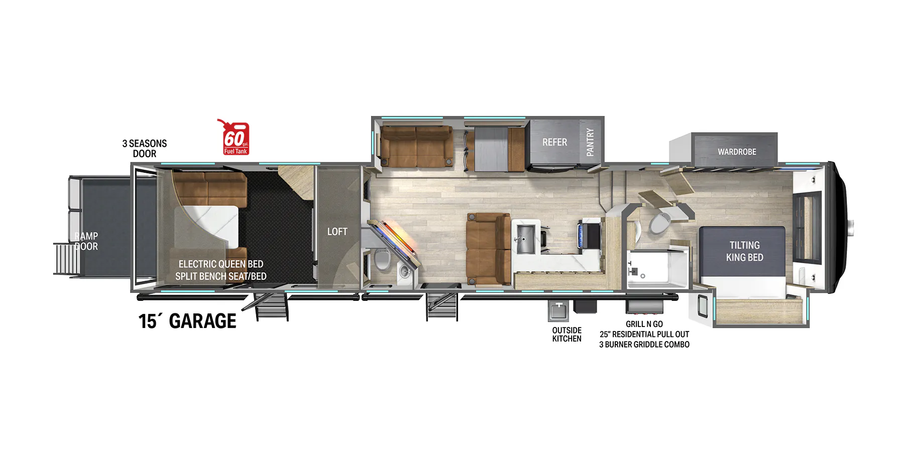 Heartland Cyclone 4215 floor plan