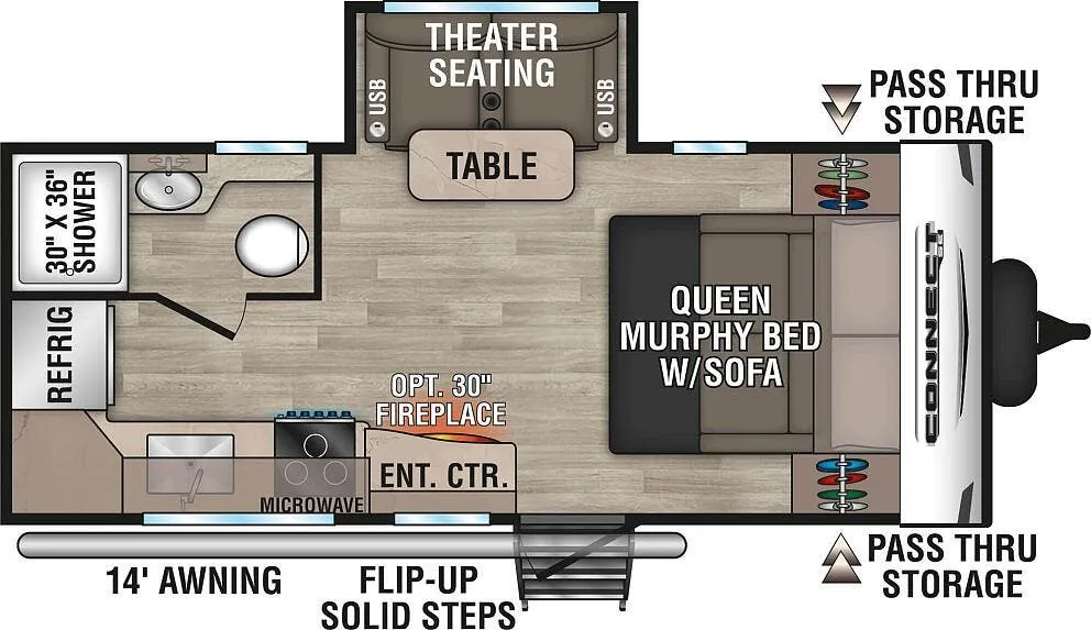 K-Z Connect SE C191MBSE floor plan