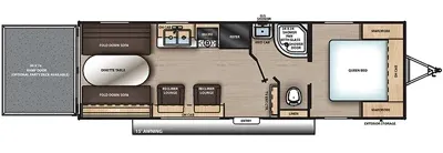 Coachmen Catalina Trail Blazer 26TH floor plan