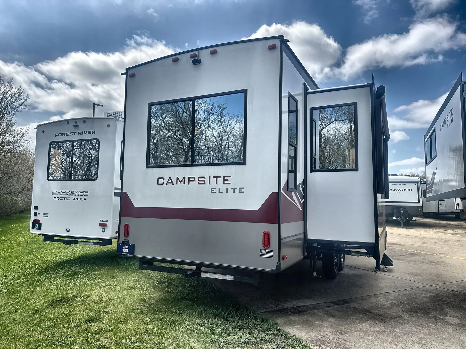 2026 Forest River Campsite Elite 36AK — backside