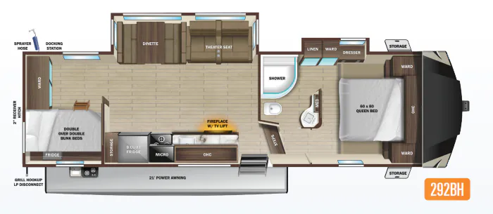 Highland Ridge Open Range Light 292BH floor plan