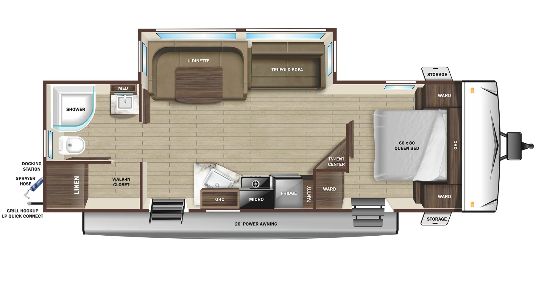 Starcraft Super Lite 252RB floor plan