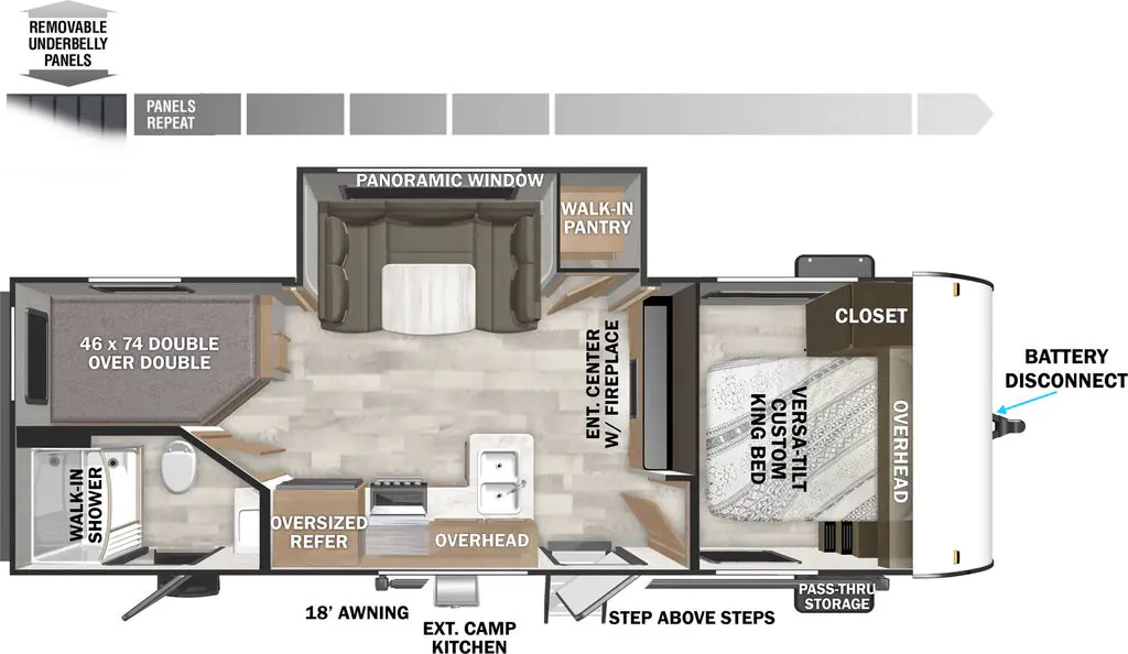 2026 Forest River RV Wildwood X-Lite 241BHXL, Photos photo 19