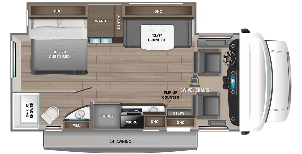 2023 Jayco Melbourne 24L floor plan