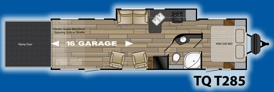 Heartland Torque TQ T285 floor plan