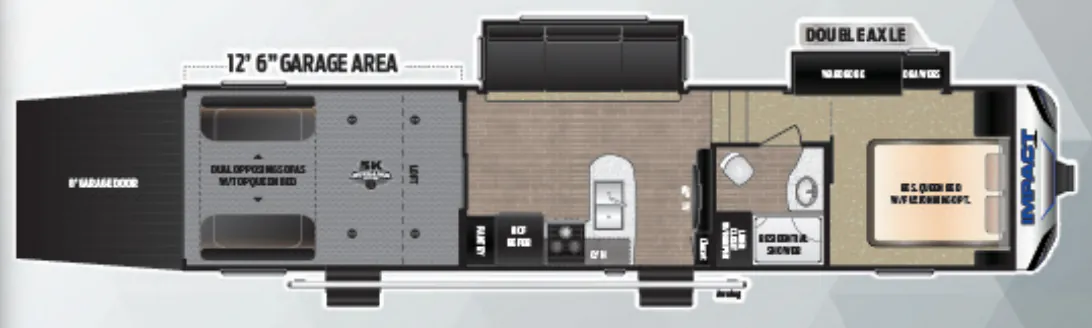 Keystone Impact 351 floor plan