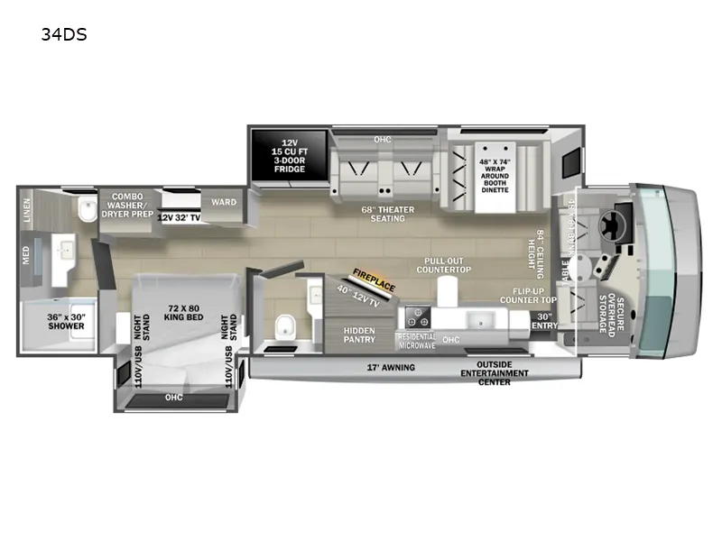 2025 Forest River FR3 34DS - Photo 4