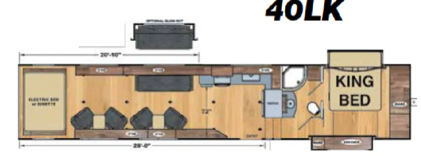 Eclipse Stellar 40LK floor plan