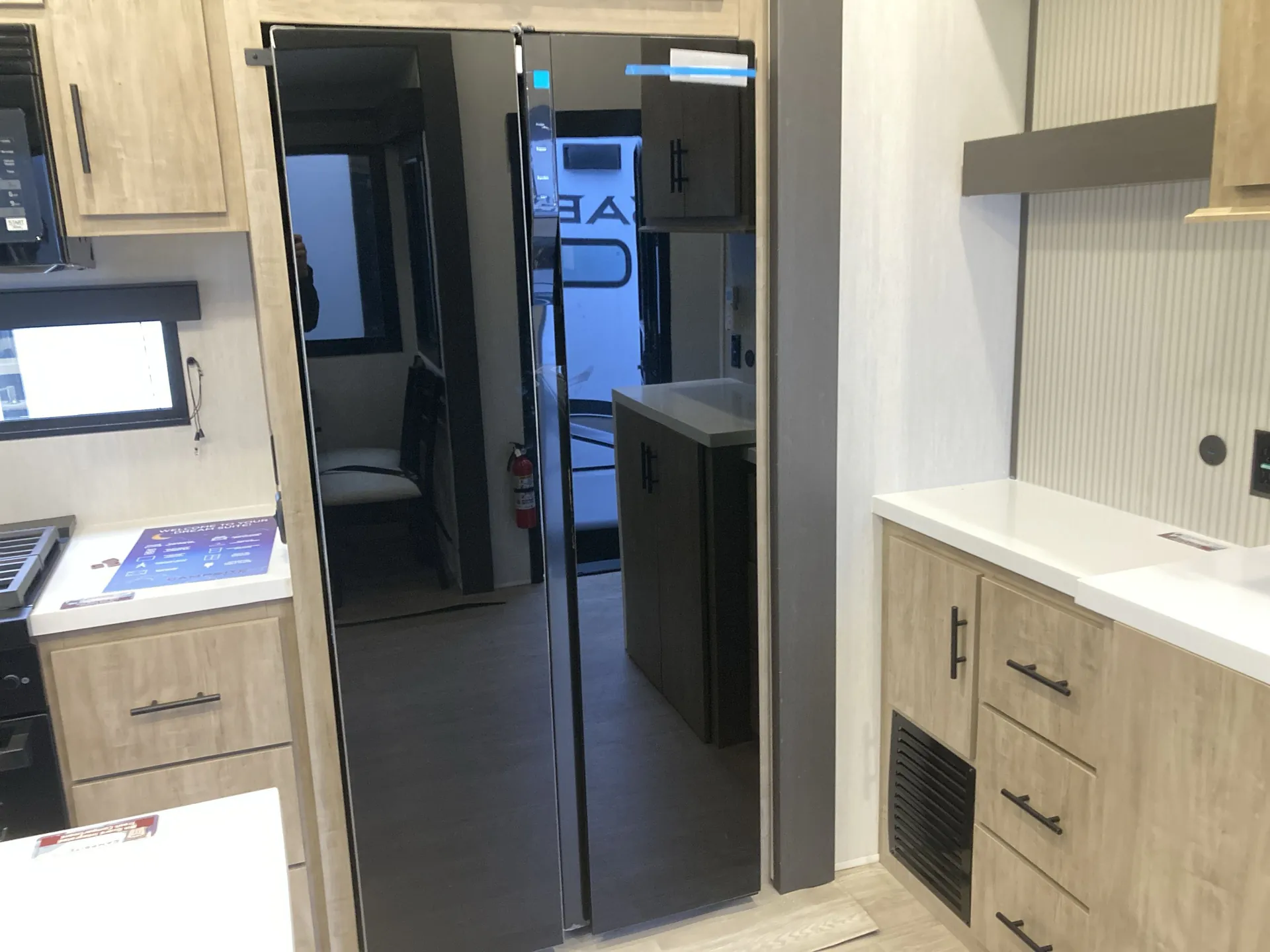 2026 Forest River Campsite Elite 32BAM — fridge