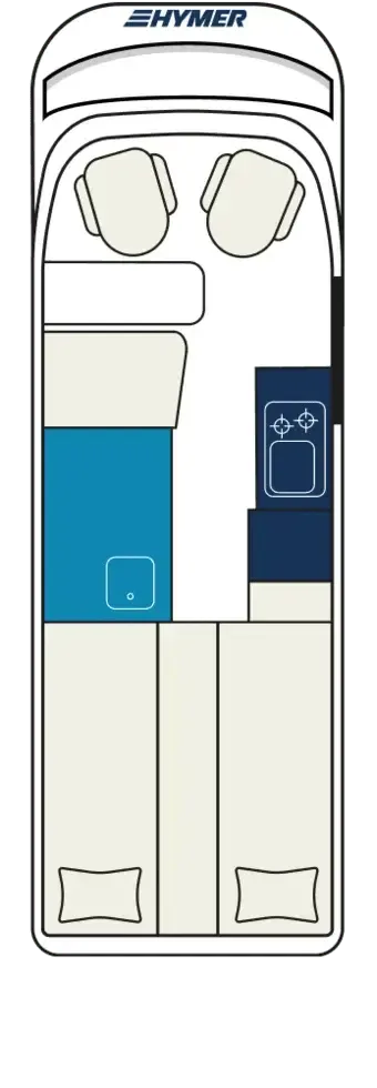 Hymer Grand Canyon S 700 floor plan