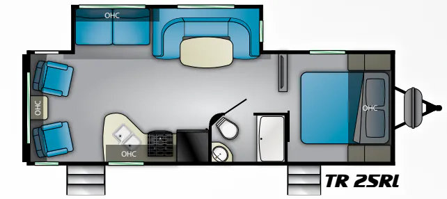Heartland Trail Runner 25RL floor plan