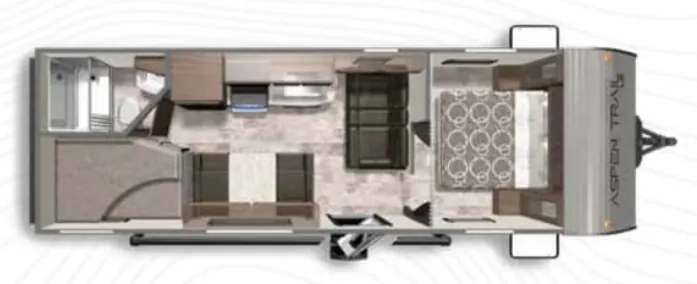 2023 Dutchmen Aspen Trail LE 24BHWE - Floor plan