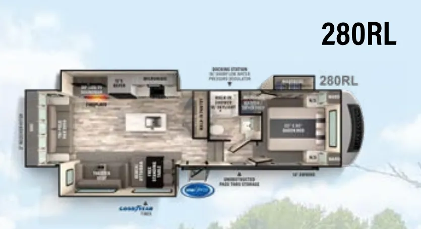 Forest River Impression 280RL floor plan