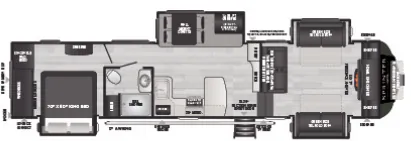 Keystone Sprinter Limited 3670FLS exterior
