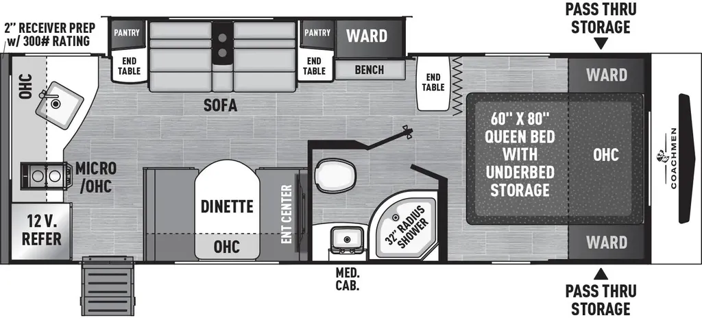2026 Coachmen Freedom Express Select 247SE floor plan