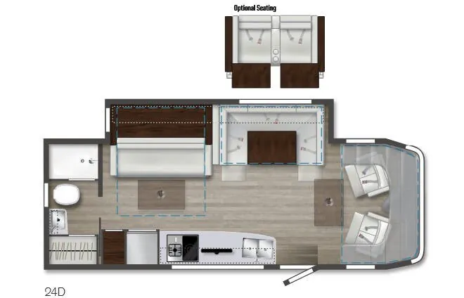 Winnebago View 24D floor plan