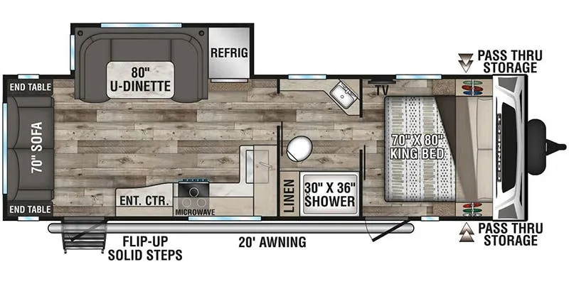 K-Z Connect C261RL floor plan