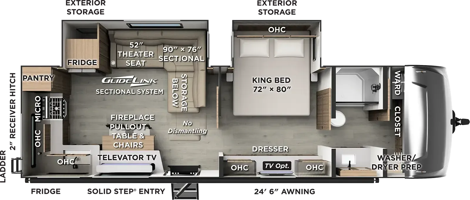 Forest River Flagstaff Super Lite 27RKS floor plan