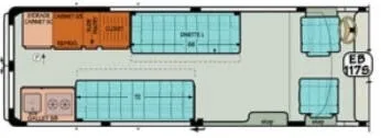 Sportsmobile Express 117S floor plan