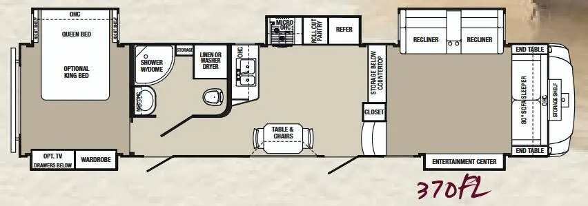 Palomino Columbus 370FL floor plan